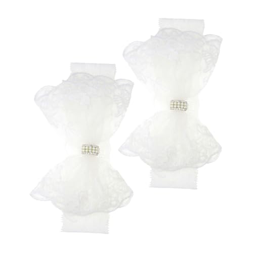 Toyvian 2stücke Stirnbänder Mit Schleifen Kopfbedeckung Aus Spitze Für Mädchen Neugeborene Kleinkinder Stirnband Für Mädchen Kopfbedeckung Mit Schleifen Für Junge von Toyvian