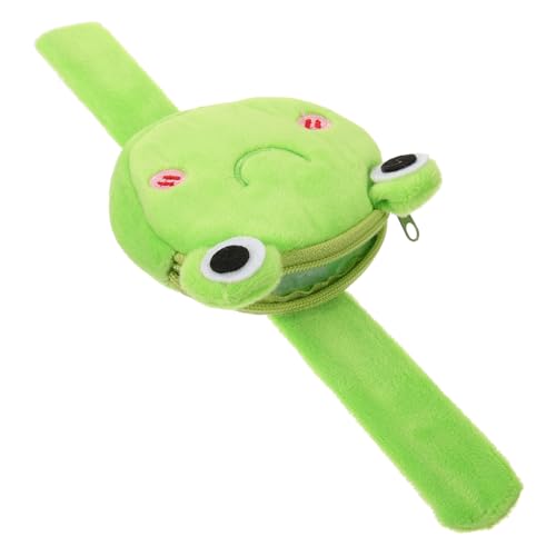 Toyvian 2 Stück Slap Armbänder Für Kinder Multifunktionale Geldbörse Für Handgelenk Lustige Party Armbänder Mit Münzfach Dekorative Slap Bänder in Grün Für Schule Reisen Und von Toyvian