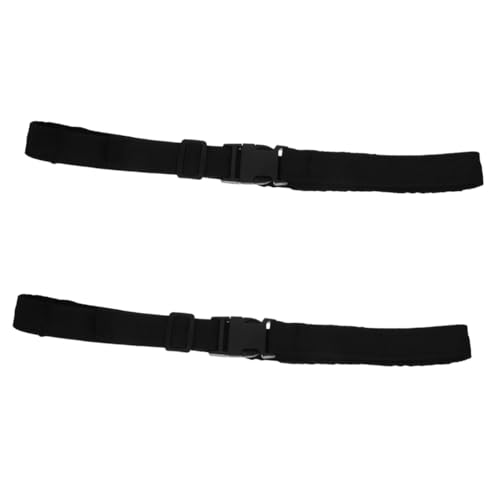 Toyvian 2 Stück Unsichtbarer reflektierend Taille Dehnbare Gürtel für Frauen Unisex groß Anti-Diebstahl-Gürteltasche Gürteltasche für Herren Weberei Black von Toyvian