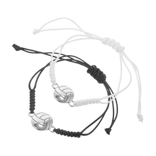Toyvian 2 Stück Verstellbare Volleyball Armbänder Hautfreundlichem Material für Männer und Frauen Sport Accessoire Geschenkidee für Volleyball Fans Teamaktivitäten Dekorative Armbänder Toyvian 2 Stück Verstellbare Volleyball Armbänder Hautfreundlichem Material für Männer und Frauen Sport Accessoire Geschenkidee für Volleyball Fans Teamaktivitäten Dekorative Armbänder von Toyvian