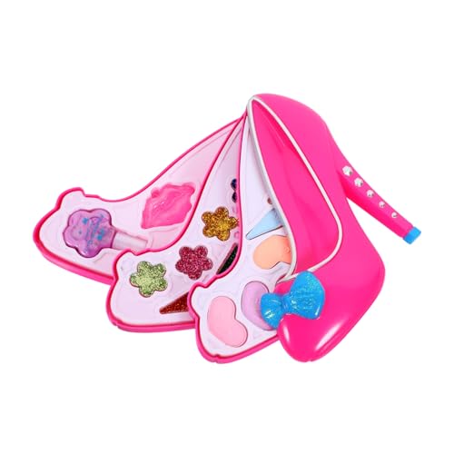 Toyvian Schminkset Für Kinder Ab Jahren 2-teiliges Set Kosmetiktasche Für Mädchen Kind Make-up-Box Bilden Kinderschminktische von Toyvian