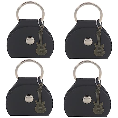 Toyvian 20 STK Tasche Für Gitarrenpicks Gitarren-schlüsselanhänger Schlag Für Gitarrenplektrum Gitarrentasche Gitarren-Aufbewahrungstasche Picks Tragetasche Einzigartig Pu Koffer Kind von Toyvian