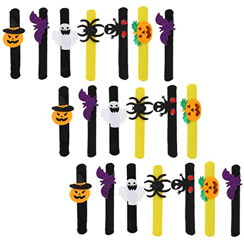 Toyvian 20 Stück Halloween Slap Armbänder für Partyzubehör Dekorative Klatscharmbänder für Feste Geburtstagsfeiern Süßes oder Saures Mitgebsel Toyvian 20 Stück Halloween Slap Armbänder für Partyzubehör Dekorative Klatscharmbänder für Feste Geburtstagsfeiern Süßes oder Saures Mitgebsel von Toyvian