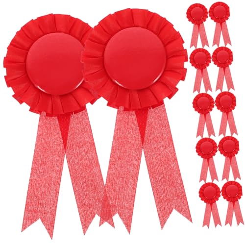 Toyvian 20 Stück Leere Auszeichnungsabzeichen mit Sicherheitsnadel Diy Medaillen Broschen für Geburtstagsfeiern Pferde Dekoration und Kreative Projekte Preisband zur Individuellen von Toyvian