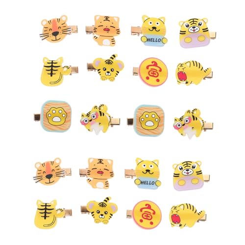 Toyvian 20 Stück Teiliges Haarschmuck Cartoon Tiger Haarklammern Kleine Haarspangen für Mädchen Gelb Kreative Kopfbedeckung für Alltag und Festlichkeiten Toyvian 20 Stück Teiliges Haarschmuck Cartoon Tiger Haarklammern Kleine Haarspangen für Mädchen Gelb Kreative Kopfbedeckung für Alltag und Festlichkeiten von Toyvian