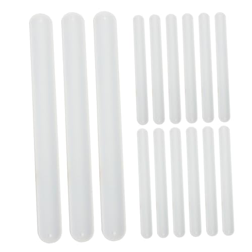 Toyvian 20 Stück Weiße Silikon-schnapparmbänder für Leere Diy-armbänder zum Bemalen für Schulprojekte Geburtstagsfeiern Halloween und Weihnachts-partygeschenke von Toyvian