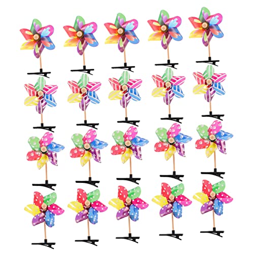Toyvian 24 Stück Teiliges Pinwheel Haarspangen Dekorative Haarklammern Bunte Windrad Designs Rutschfeste Leichte Haarclips für Festlichen Schmuck Geeignet für Alltag Familienfeiern Dating von Toyvian