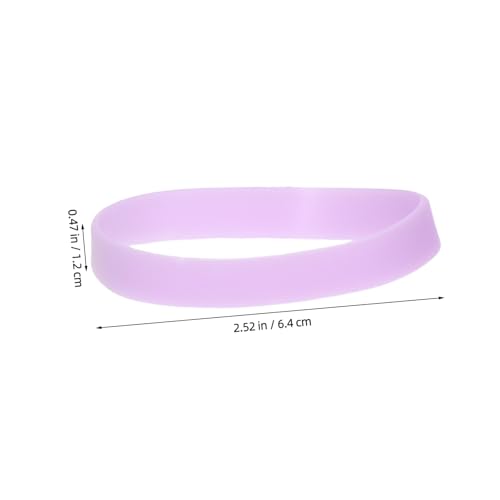 Toyvian 25 Stück Silikonartige Leuchtende Armbänder aus Wasserfestem Dehnbarem Neon Material Verstellbar und Schweißresistent für Events Partys Sport und Outdoor Aktivitäten von Toyvian