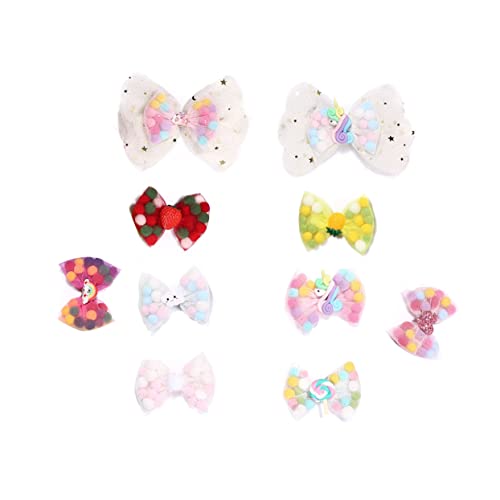 Toyvian 2st Hasenhaarspangen Baby-haarschleifen Bowknot-haarnadeln Regenbogen-haarnadeln Tiara Für Mädchen Haarschleifen Krokodilklemmen Ostern-haarspangen Kleine Prinzessin Kopfbedeckung von Toyvian