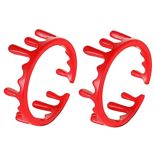 Toyvian 2Stücke Halloween Ring Einstellbare Legierungsringe für Kostümzubehör Halloween Partys Cosplay und Mehr von Toyvian