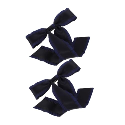 Toyvian 2stücke Haarschleifen Mit Quastenband Haarspangen Für Damen Und Mädchen Dunkelblaue Schleifen Für Haare Vielseitig Einsetzbar Für Verschiedene Anlässe von Toyvian