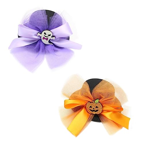 Toyvian 2stücke Halloween Haarspangen Mit Niedlichem Hut-design Für Mädchen Haarschmuck Für Halloween-partys Und Festlichkeiten Bequem Und Kindgerecht von Toyvian