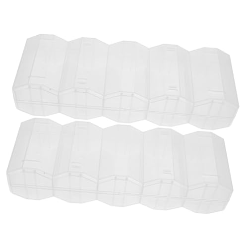 Toyvian 2stücke Transparente Poker Chip Aufbewahrungsbox Mit Multi-fächern Praktischer Chips Organizer Für Texas Hold Und Andere Kartenspiele Zur Ordentlichen Lagerung Von Spielsteinen von Toyvian