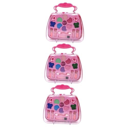 Toyvian Spielzeug 3 Sätze Spielzeuge Tragetasche Handtasche Make-up-zubehör Make-up-Tool Für Mädchen Prinzessin Kind Make-up-Tools Die Einkaufstasche von Toyvian