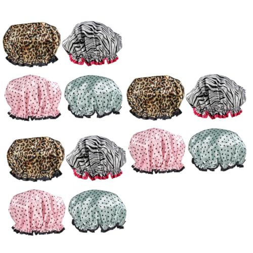 Toyvian 3 Sätze Wasserdichte Duschhaube Schlafhaube Wasserdichte Duschhut Badekappen Für Frauen Dame Duschhut Frau Duschhauben Badekappen Wasserdicht Zufällige Farbe 3 Stück * 3 von Toyvian