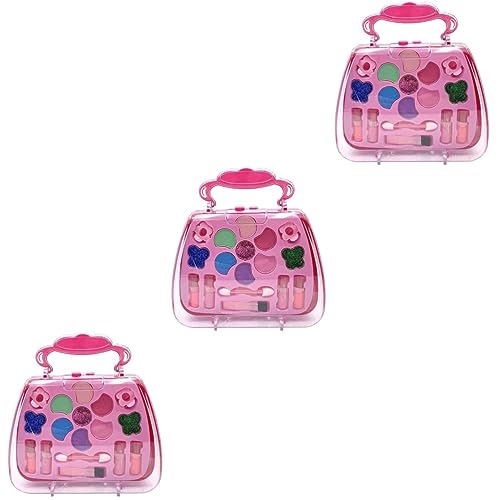 Toyvian 3 Sätze Spielzeug für Mädchen Prinzessin TUT so, als würde sie Spielzeug Spielen Prinzessin Spielzeug Handtaschen Spielhausspielzeug Make-up-Tool für Mädchen Kosmetik Zubehör Kind von Toyvian