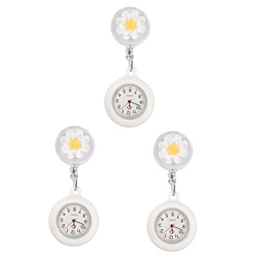 Toyvian 3stücke Retractable Pocket Watch Einziehbare Schwesternuhr Mit Clip Für Ärzte Und Pflegekräfte Praktische Taschenuhr Im Eleganten Design Für Einsatz Im Patientenbetreuung von Toyvian