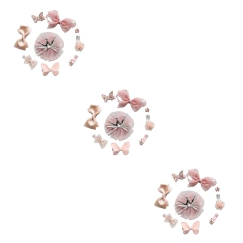 Toyvian 30 Baby-Haarspangen-Kit schöne Kinderhaarschleifen kinder haarschmuck hair accessories for girls Haarspangen für Kleinkinder rosa Haarschmuck Krawatte einstellen Diashow von Toyvian