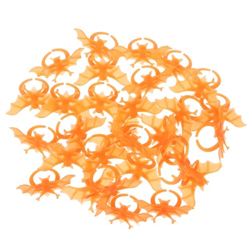 Toyvian 30 Stück Halloween Fledermaus Ringe Teiliges Dekorative Finger Ringe für Halloween Party als Mitgebsel oder Kostümzubehör für Erwachsene von Toyvian