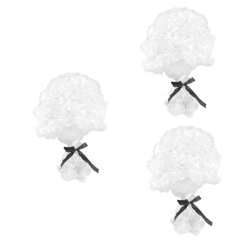 Toyvian 3stücke Halloween Anwalt Perücke Für Kostüm-events Weiße Richter-wig Aus Chemischen Fasern Für Aufführungen Und Formelle Anlässe Für Erwachsene von Toyvian