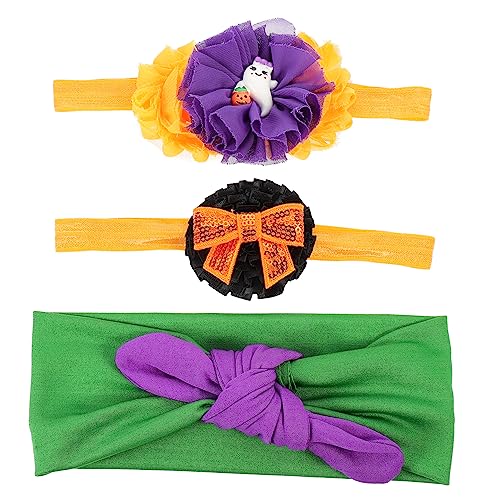 Toyvian Halloween-kostüme Für Babys 3-teiliges Baby-stirnband Kreatives Baby-haarband Dehnbar Und Bequem Für Neugeborene von Toyvian