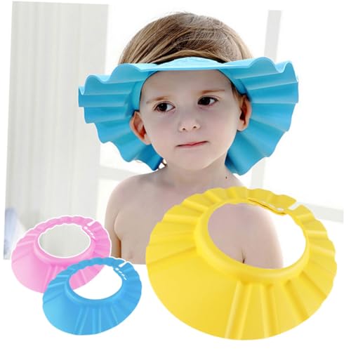 Toyvian 3stücke Duschhaube Mit Ohrenschutz Verstellbare Shampoo-badekappe Für Junge Mädchen Und Kleinkinder Leicht Und Elastisch Farbechtheit Kopfumfang Schutz Vor Wasser Und Haaren Toyvian 3stücke Duschhaube Mit Ohrenschutz Verstellbare Shampoo-badekappe Für Junge Mädchen Und Kleinkinder Leicht Und Elastisch Farbechtheit Kopfumfang Schutz Vor Wasser Und Haaren von Toyvian