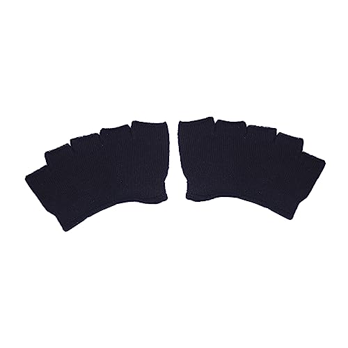 Toyvian 4 Paar Damen Fünf Zehen Socken Offene Zehlinge Atmungsaktive Baumwolle Halbsocken mit Vorfußstütze für Yoga Fitness Peep Toe Design Schwarz Toyvian 4 Paar Damen Fünf Zehen Socken Offene Zehlinge Atmungsaktive Baumwolle Halbsocken mit Vorfußstütze für Yoga Fitness Peep Toe Design Schwarz von Toyvian