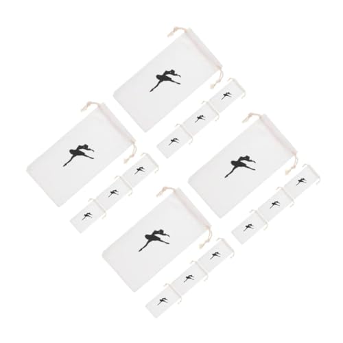 Toyvian 4 Sätze Aufbewahrungstasche Für Spitzenschuhe Tanztasche Ballettschuhe Zehe Hochzeit Hausschuhe Turnbeutel Für Mädchen Aufbewahrungstasche Mit Kordelzug Segeltuch 4 Stück * 4 von Toyvian