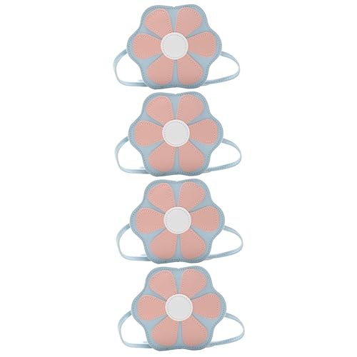Toyvian 4 Stück Schultertaschen Umhängetasche Schulter-Aufbewahrungstasche Baby-umhängetasche Für Unterwegs Cartoon Umhängetasche Mädchen Pu-Leder Kleine Umhängetasche Die Schulter von Toyvian