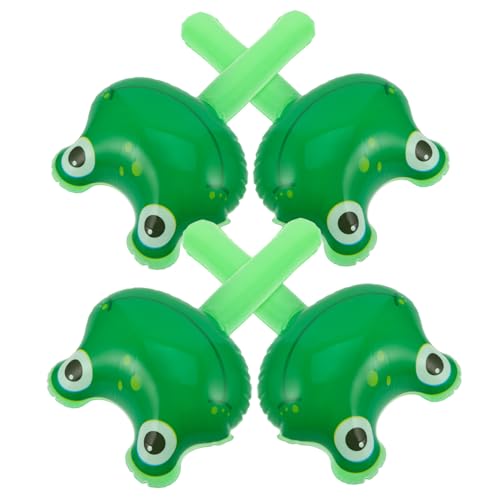 Toyvian Aufblasbare Frösche Stabspielzeug Sound-froschspielzeug Für Kinder Pädagogisches Hammerspielzeug Für Geburtstagsfeiern von Toyvian