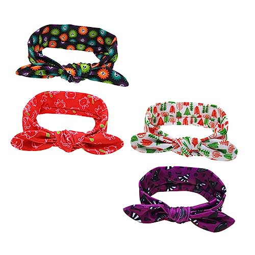 Toyvian 4 Stück Haarband Mit Schleife Für Jungen Und Mädchen Weich Dehnbar Baby-haarband Halloween Weihnachten Haarschmuck Für Neugeborene Bis Mädchen Unisex-kopftuch Toyvian 4 Stück Haarband Mit Schleife Für Jungen Und Mädchen Weich Dehnbar Baby-haarband Halloween Weihnachten Haarschmuck Für Neugeborene Bis Mädchen Unisex-kopftuch von Toyvian