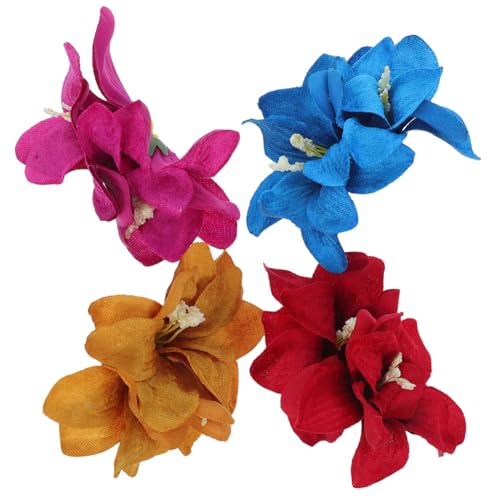 Toyvian 4 Stück Leichte Blumen Haarclips für Strandpartys und Hochzeiten Zuverlässiger für Frauen und Mädchen Tropisches Haarschmuck Accessoire von Toyvian