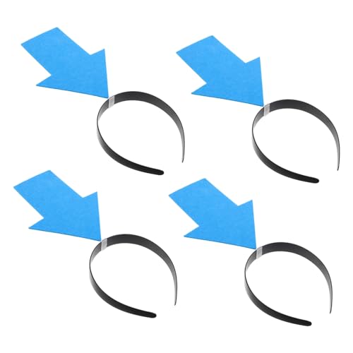 Toyvian 4 Stück Lustiges Stirnband Geburtstagsstadband Dekorative Kopfschmuck Weihnachtshaarzubehör Lustiges Party-stirnband Konzertstirnband Gefühlt Blau von Toyvian