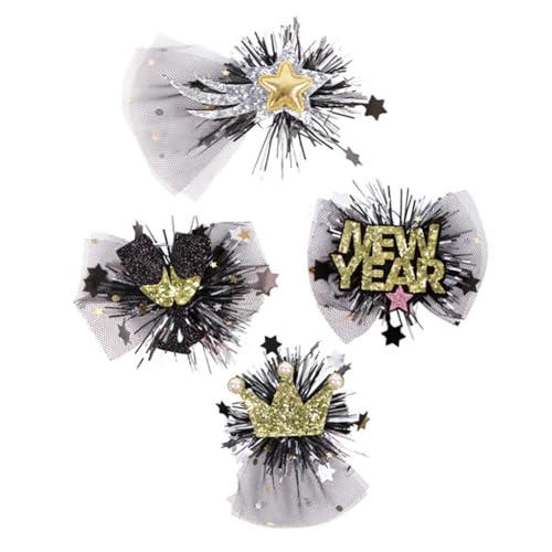 Toyvian 4 Stück Teiliges Year Haarspangen Frühlingsfest Haarclip Kostüm Zubehör Damen Leichte Auffällige Haarschmuck für Party Bühne Cosplay und Fotorequisiten von Toyvian
