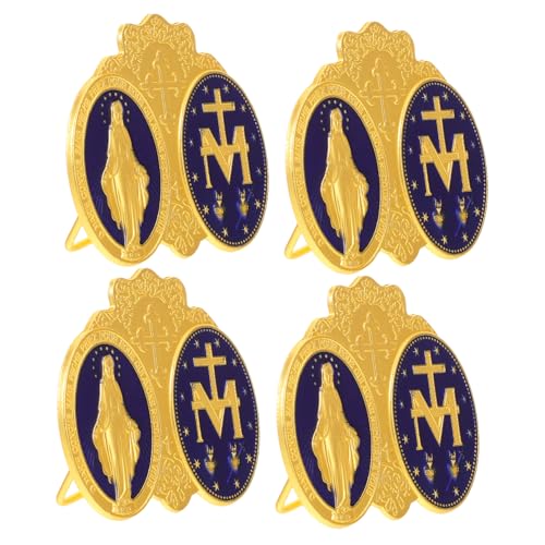 Toyvian 4 Stück Vintage Emaille Anstecknadeln aus Zinklegierung Klappbare Retro Abzeichen Tischdekoration Langlebige Miniatur Figuren für Büro Kompakte Platzsparende Schreibtisch Ornamente Toyvian 4 Stück Vintage Emaille Anstecknadeln aus Zinklegierung Klappbare Retro Abzeichen Tischdekoration Langlebige Miniatur Figuren für Büro Kompakte Platzsparende Schreibtisch Ornamente von Toyvian