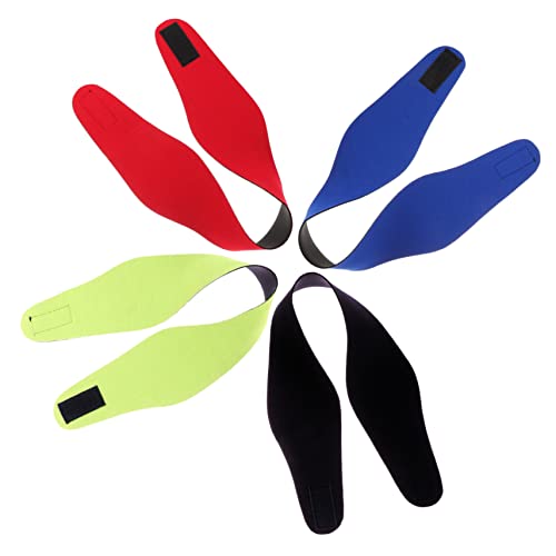 Toyvian 4stücke Schwimmstirnband Für Erwachsene Neopren Stirnband Zum Schwimmen Mit Verstellbarem Gummiband Atmungsaktives Sport Stirnband Zum Tauchen Mit Ohrabdeckung von Toyvian