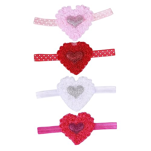 Toyvian 4stücke Mädchen Herz Stirnband Valentinstag Party Kopfschmuck Dekorativ Stirnbänder Stirnband Für Mädchen Party Foto Requisiten von Toyvian