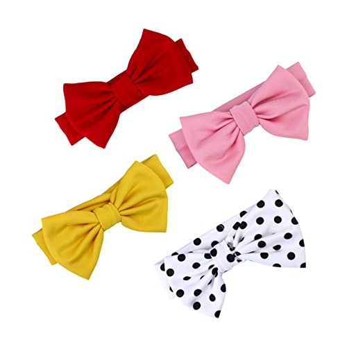 Toyvian 4stücke Stirnband Mädchen Haarband Schleife Stirnbänder Für Junge Mädchen Infant Geburtstag Party Accessoires von Toyvian