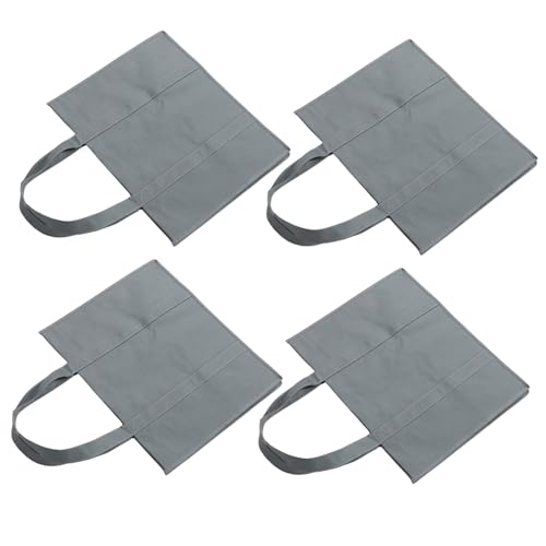 Toyvian 4stücke Tragbare Aufbewahrungstasche Aus Vliesstoff Einkaufstasche Mit Griffen Turnbeutel Für Sportzubehör Trainingstasche Für Großes Fassungsvermögen Für von Toyvian