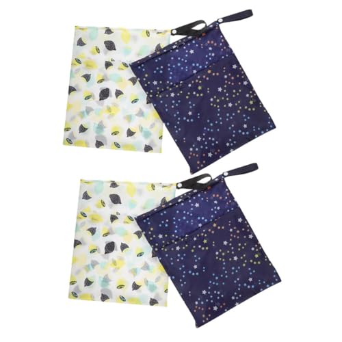 Toyvian 4stücke wasserdichte -trocken-Tasche Für Badebekleidung Wiederverwendbare Tasche Für Lebensmittel-aufbewahrung Kinderwagen Windelhülle Yoga Strand Pool Nasse Kleidung von Toyvian