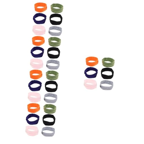 Toyvian 5 Sätze Elastische Sport Stirnbänder Fitness Haarbänder Für Yoga Und Workout Rutschfest Atmungsaktiv Für Herren Für Sport 6 Stück * 5 von Toyvian