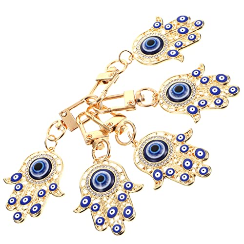 Toyvian 5 Stück Böse Auge Schlüsselanhänger Hamsa Fatima Hand Keychain Böser Blick Nazar Augen Glück Amulett Türkische Schutz Schlüsselbund Schlüsselring Taschenanhänger Toyvian 5 Stück Böse Auge Schlüsselanhänger Hamsa Fatima Hand Keychain Böser Blick Nazar Augen Glück Amulett Türkische Schutz Schlüsselbund Schlüsselring Taschenanhänger von Toyvian