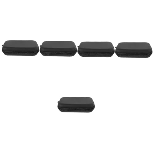 Toyvian 5stücke Elektronik Organizer Tasche Für Mikrofone Pu Schutzhülle Für Ohrhörer Tragbare Harddisk Praktischer Reiseaufbewahrungskoffer Für Mikrofone Und Zubehör von Toyvian