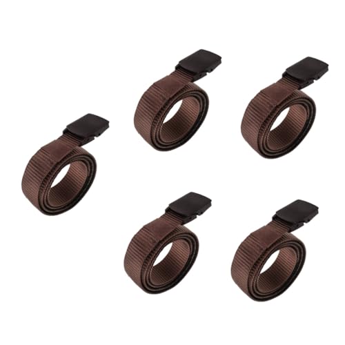 Toyvian 5 Stück Gürtel versteckt Plus Reisebund Taille sicher Schlüssel Tasche Beutel Kasse verstecken Geld Segeltuch Kaffee von Toyvian