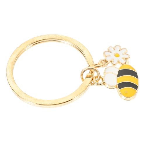 Toyvian 5 Stück Bienen Schlüsselanhänger Rucksack Dekoration Metall Schlüsselring Für Taschen Und Gepäck von Toyvian