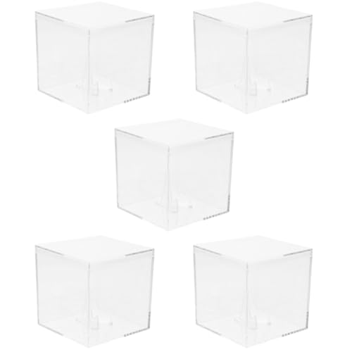 Toyvian 5 Stücke Gitarre Pick Acryl Box Gitarre Pick Lagerung Gitarre Pick Fall Akustische Gitarre Pick Organizer von Toyvian