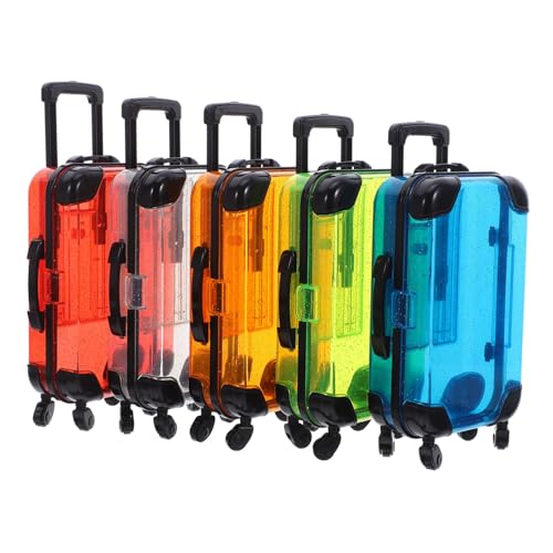 Toyvian 5 Teiliges Kindergepäck Mini Koffer Mini Gepäck Rollenspielspielzeug Für Reise Spielset Spielkoffer Simulations Trolley Kinderkoffer Mit Rädern Toyvian 5 Teiliges Kindergepäck Mini Koffer Mini Gepäck Rollenspielspielzeug Für Reise Spielset Spielkoffer Simulations Trolley Kinderkoffer Mit Rädern von Toyvian