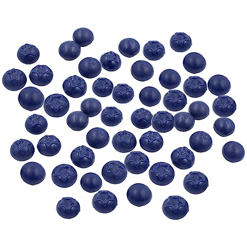 Toyvian 50 Stück Blaubeeren- Aus Kunstharz Künstliche Früchte Für Den Schreibtisch Realistische Simulation Von Blaubeeren Für Die Fotografie von Toyvian