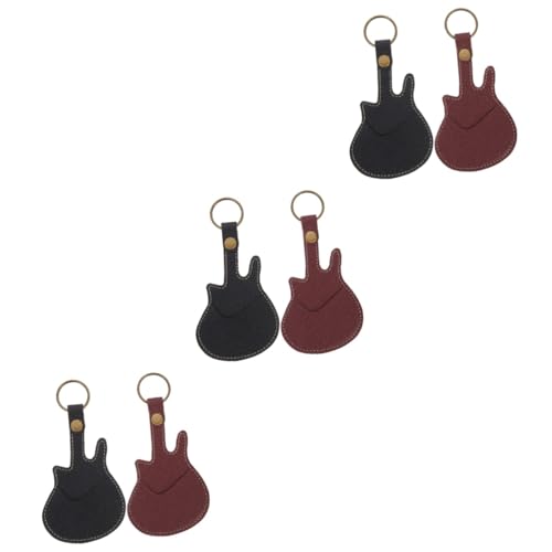 Toyvian 6 STK Aufbewahrungstasche auswählen Halter für gitarrenpickel Banjo-Picks Plektrum Koffer für Gitarrenplektren Gitarren-Pick-Organizer Tasche für Gitarrenplektren tragbar Pick-Box von Toyvian