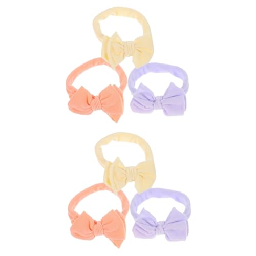 Toyvian 6 Stk -Stirnband kinder haarschmuck hair accessories elastische -Stirnbänder Blumenstirnbänder für Babys einzigartig Kopfbedeckung Zubehör Stirnband Kleine Elasthan von Toyvian